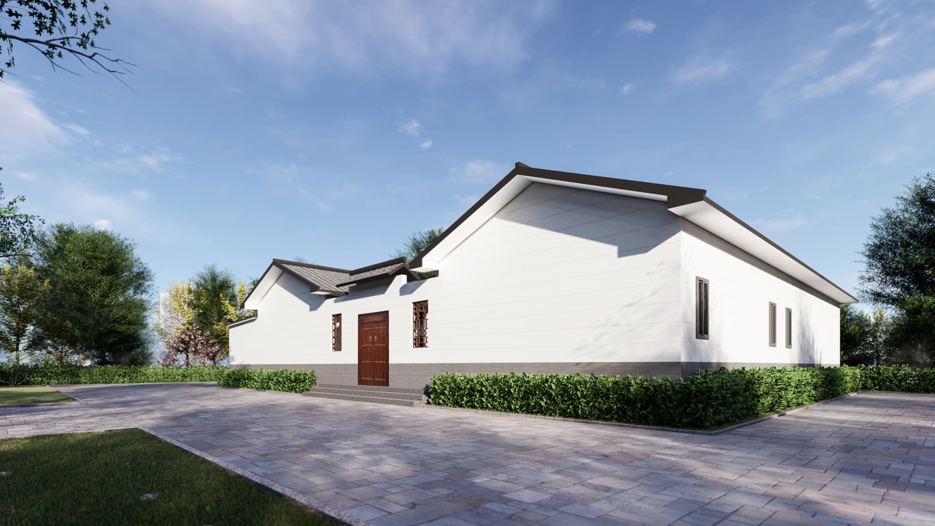 景區(qū)庭院項目 板材型號:PB9003,CZS70-02